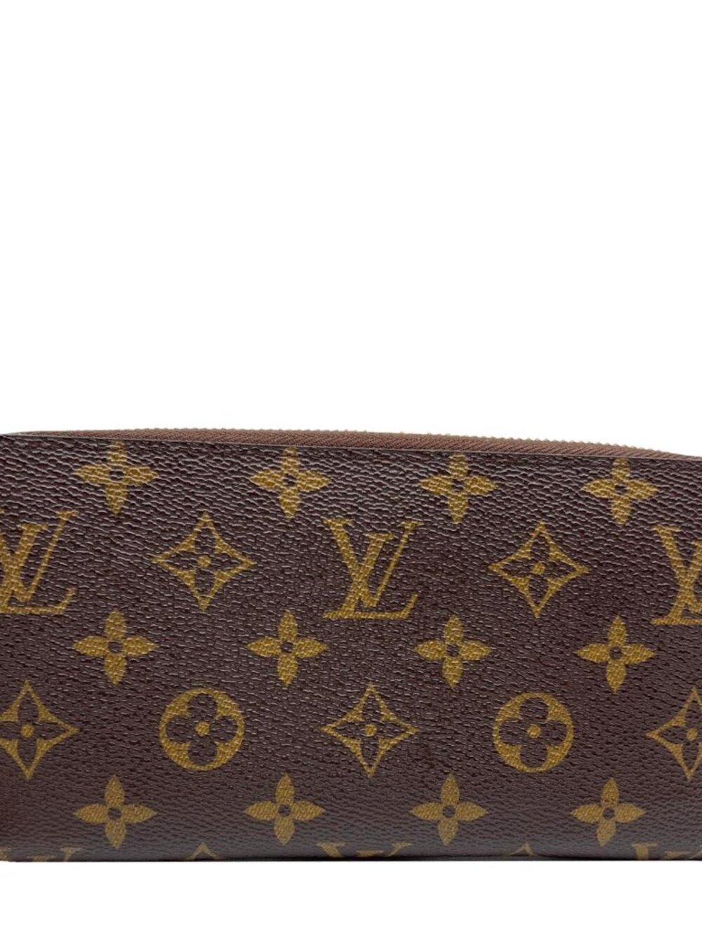 Louis Vuitton Monogram Canvas Zippy Wallet Brown